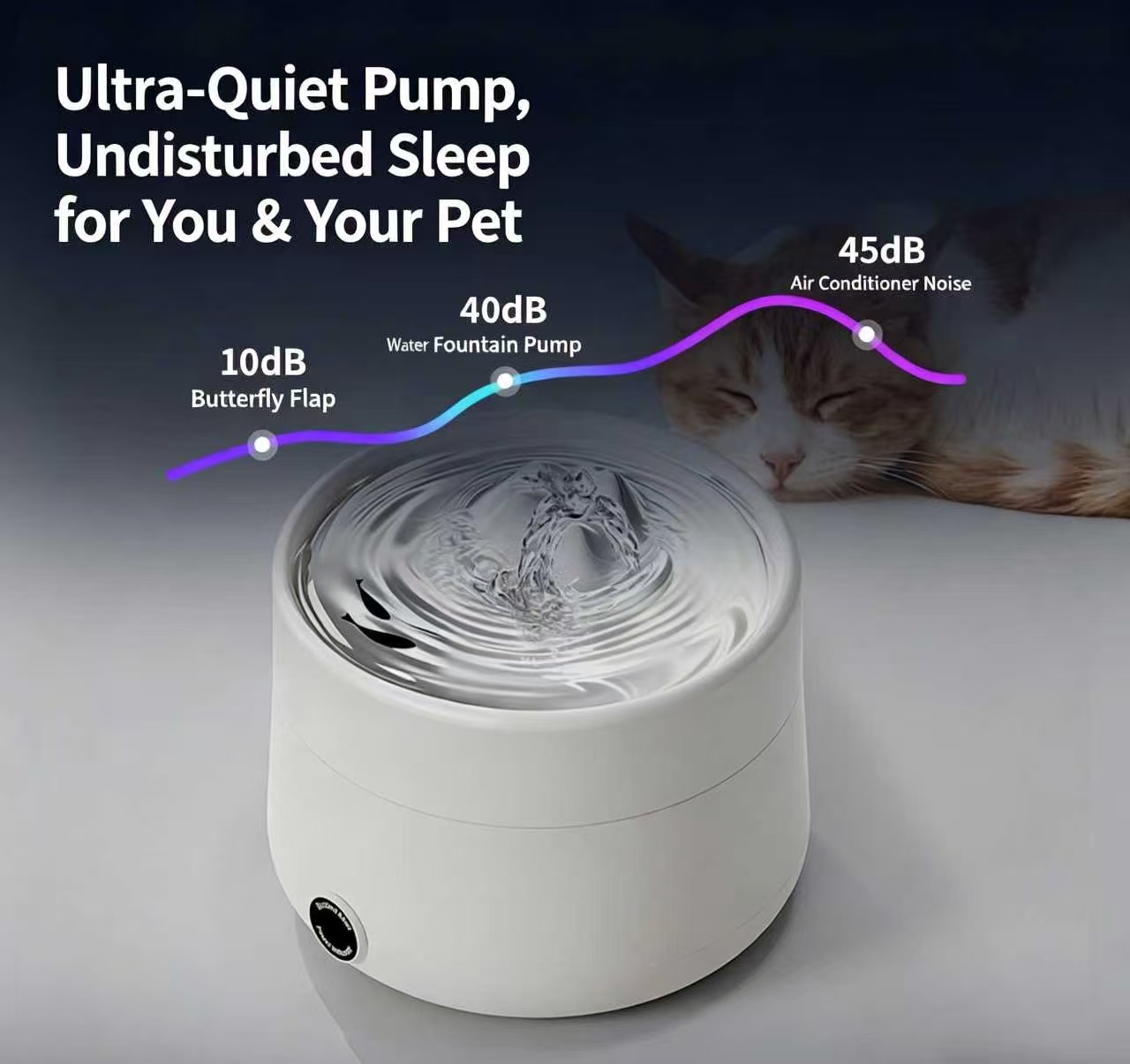 Smart Constant Temperature Pet Water Fountain: 30°C Warm Water, Ultra-Quiet Filtration