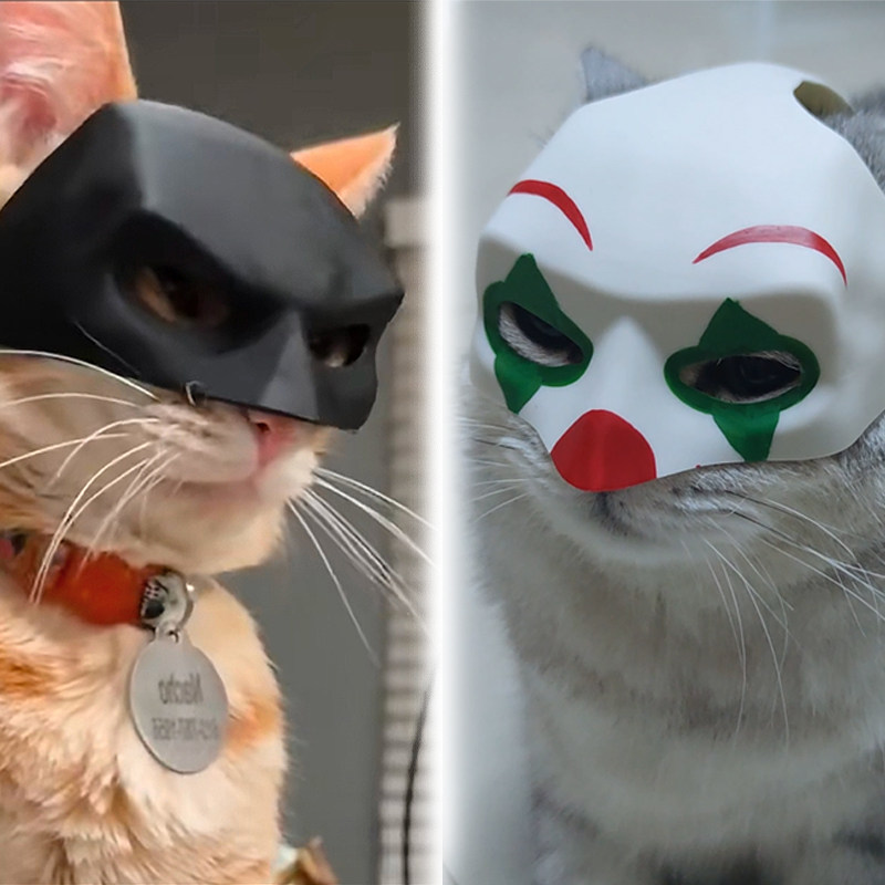 Superhero Cat Masks