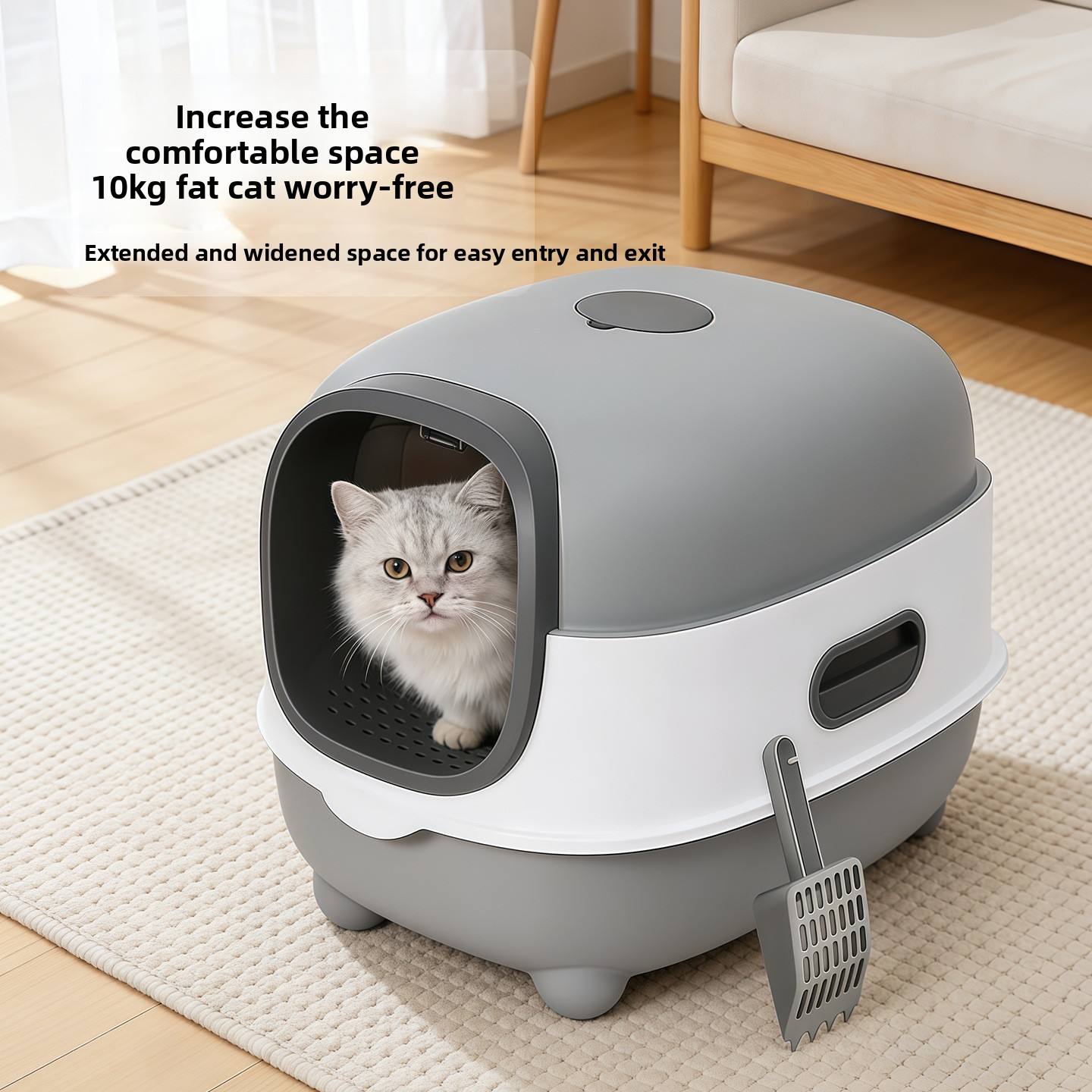 UV Sterilizing Cat Litter Box