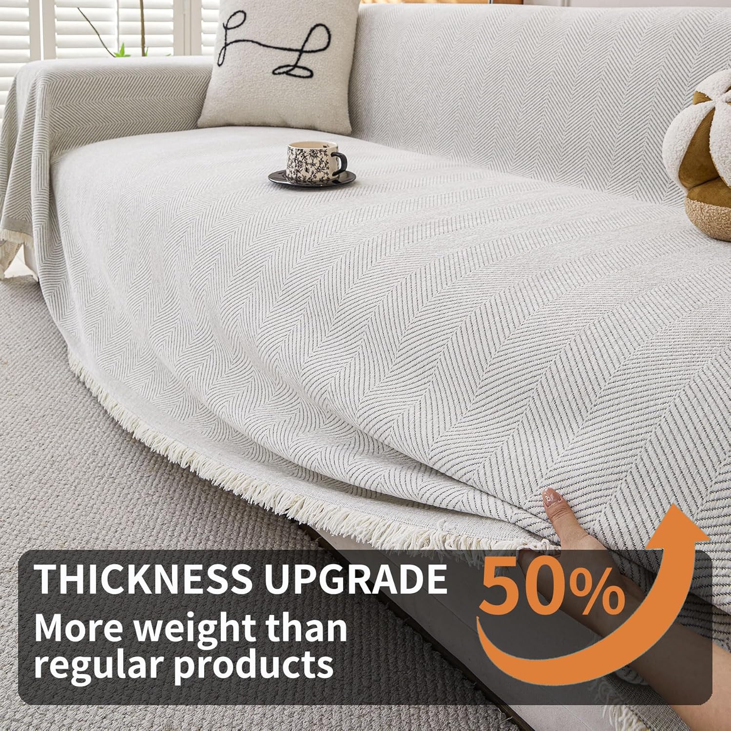 Elegant Sofa Throw Cover