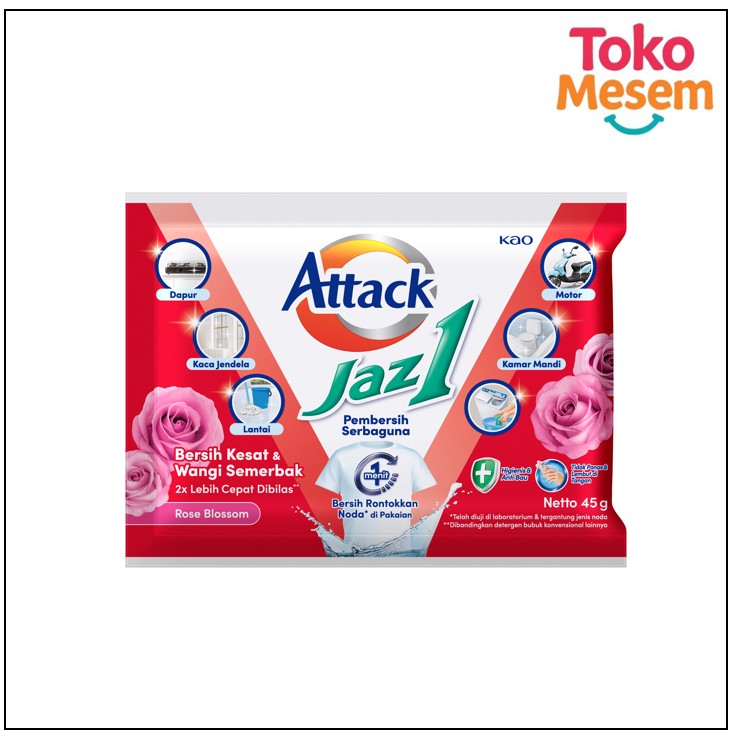 JAZ1 DETERJEN SACHET 45 GR 6'S