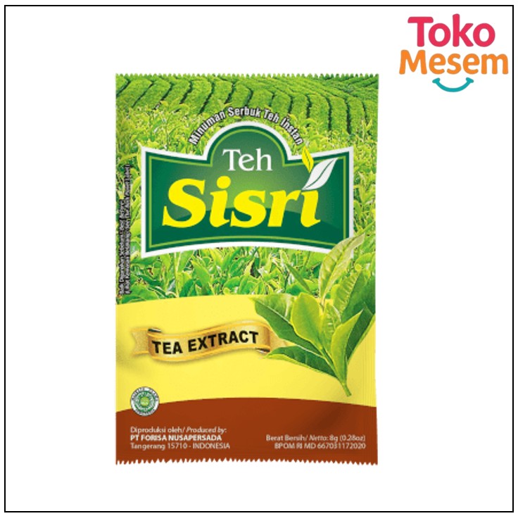 TEH SISRI MINUMAN SERBUK 10'S*12