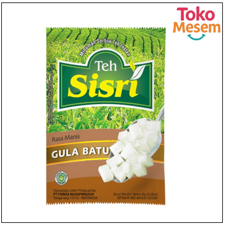 TEH SISRI MINUMAN SERBUK 10'S*12