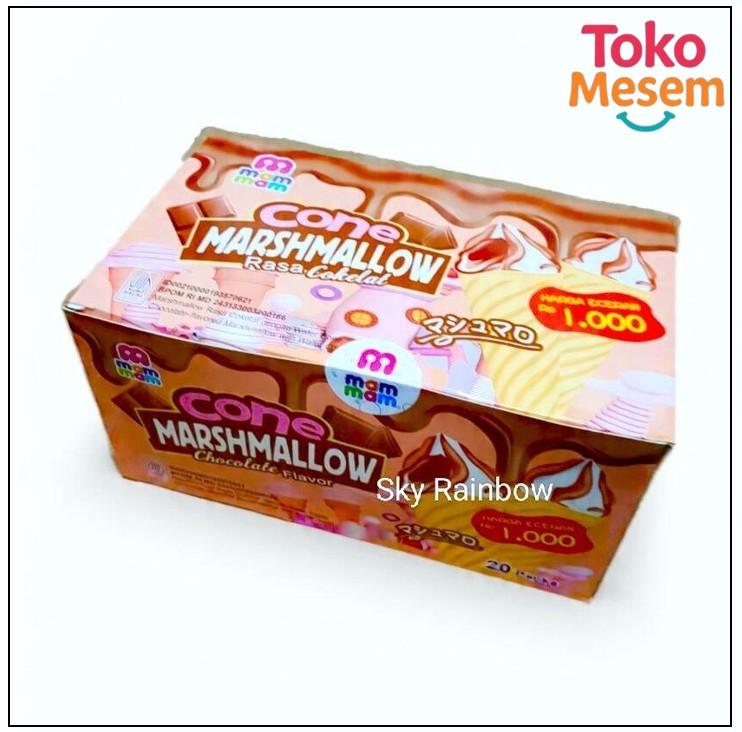 MAM-MAM MARSHMALLOW CONE  6BOX*20PCS