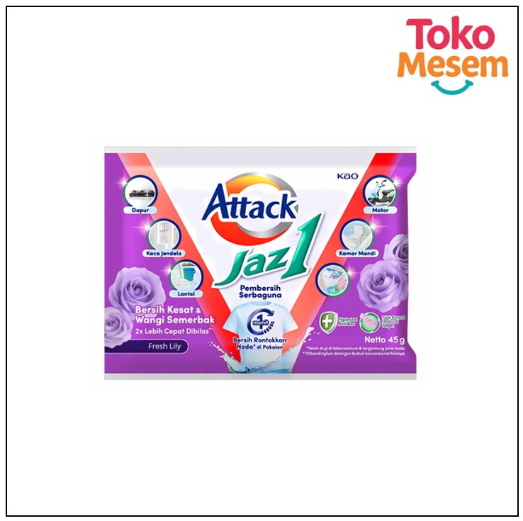 JAZ1 DETERJEN SACHET 45 GR 6'S