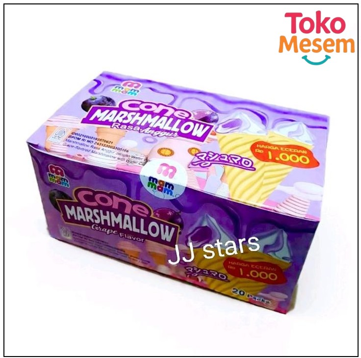 MAM-MAM MARSHMALLOW CONE  6BOX*20PCS