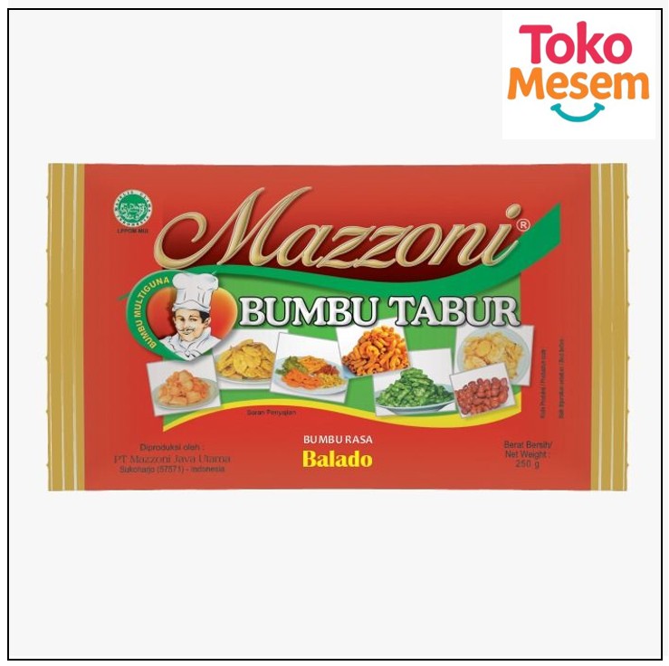 MAZONI BUMBU TABUR 250 GR 8's(10) REGULER