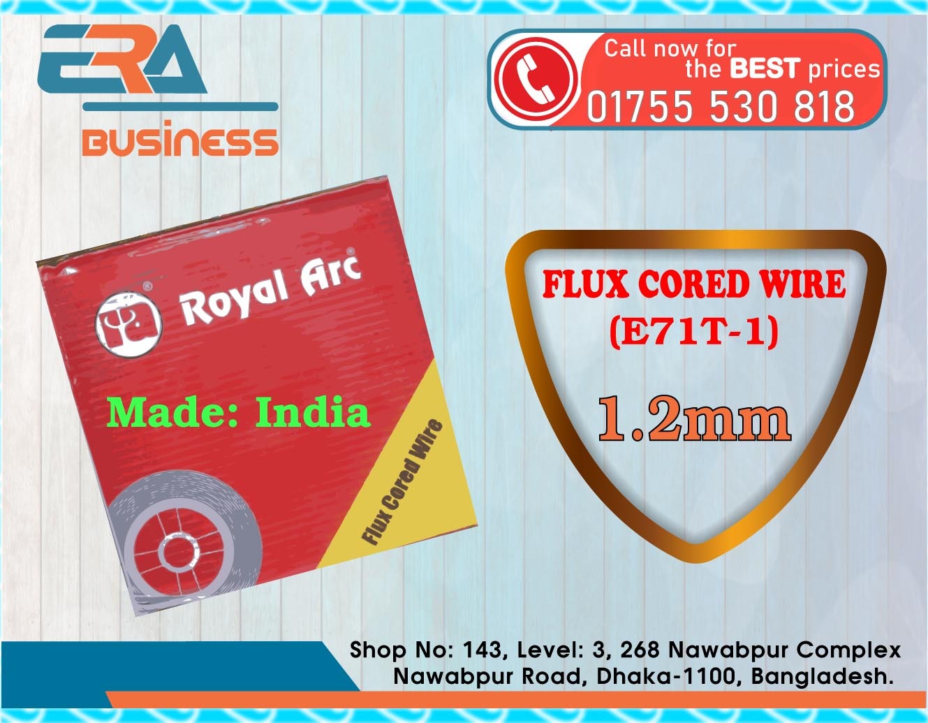 Royal Arc Flux Cored Wire 1.2mm
