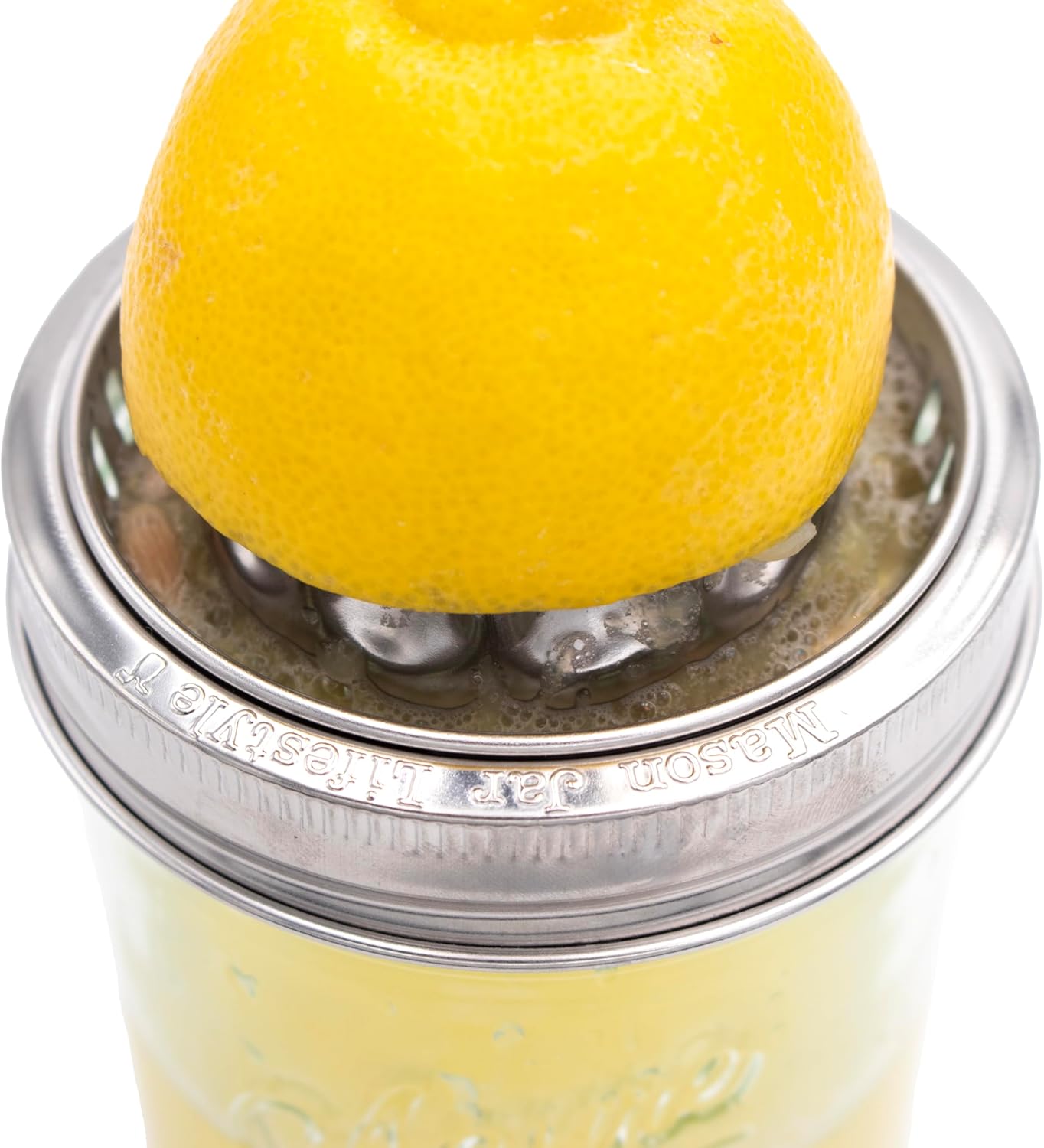 Stainless Steel Juicer Lid for Mason Jars