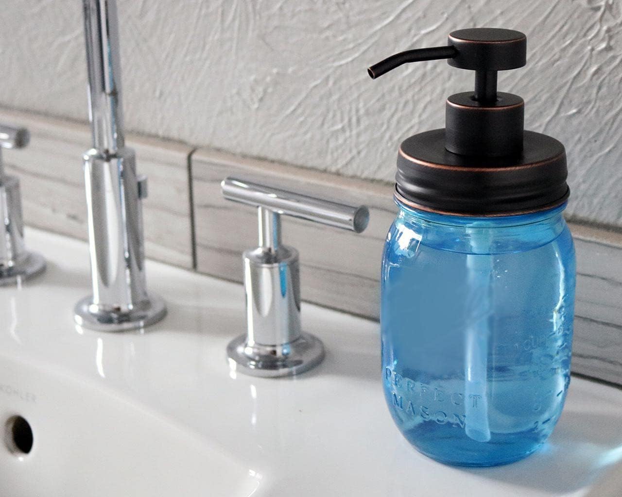 Oil Rubbed Bronze Soap Pump Dispenser Lid Kit