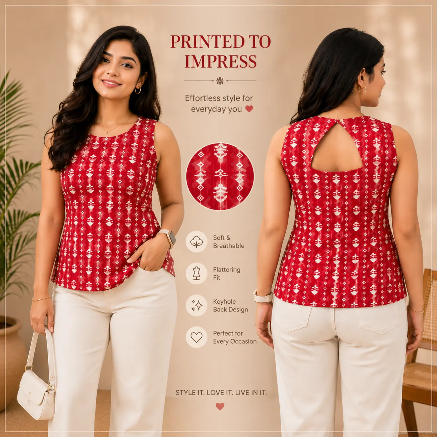 The Red Affair Top