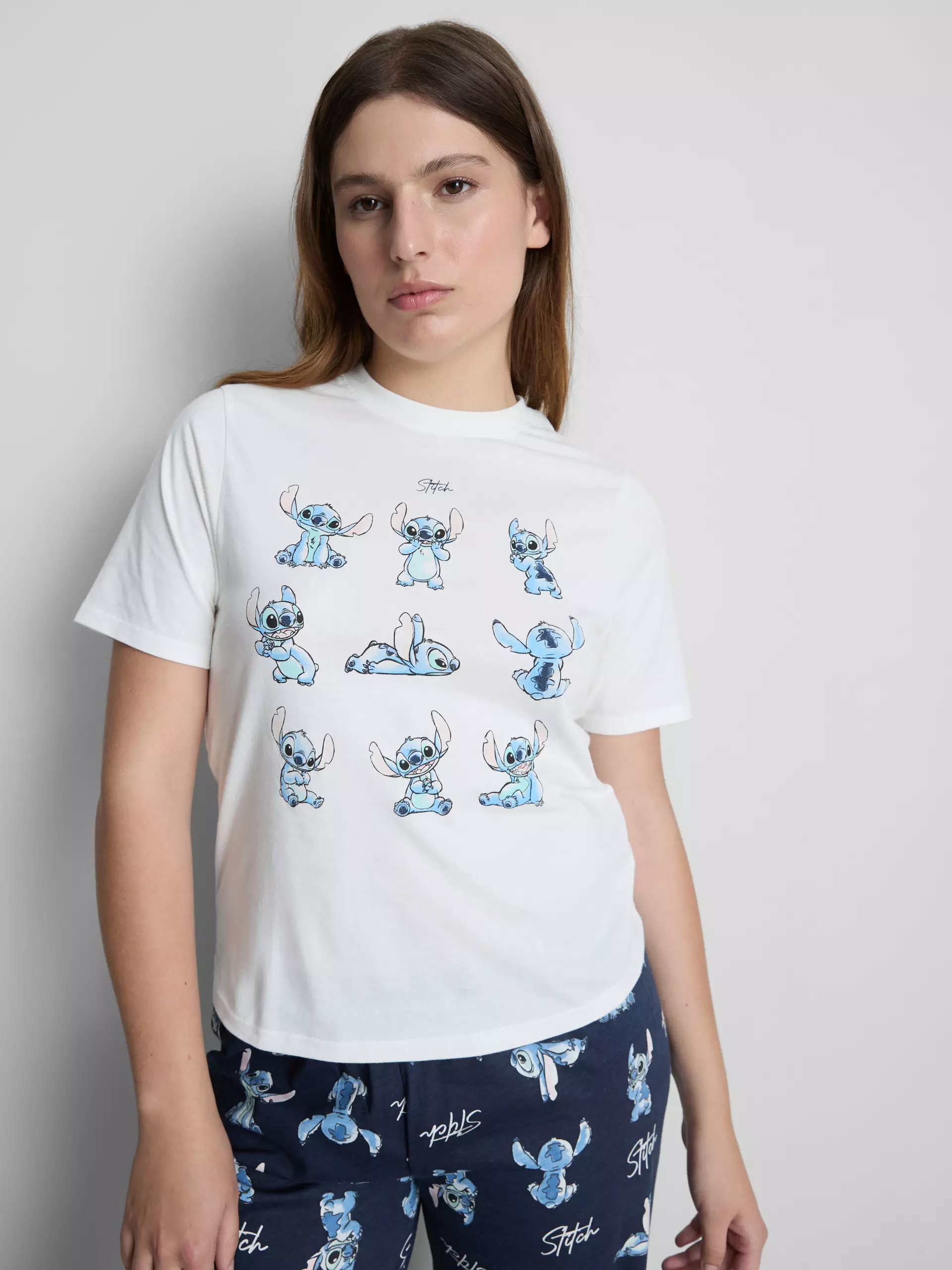 Disney's Stitch T-shirt Pyjama Set