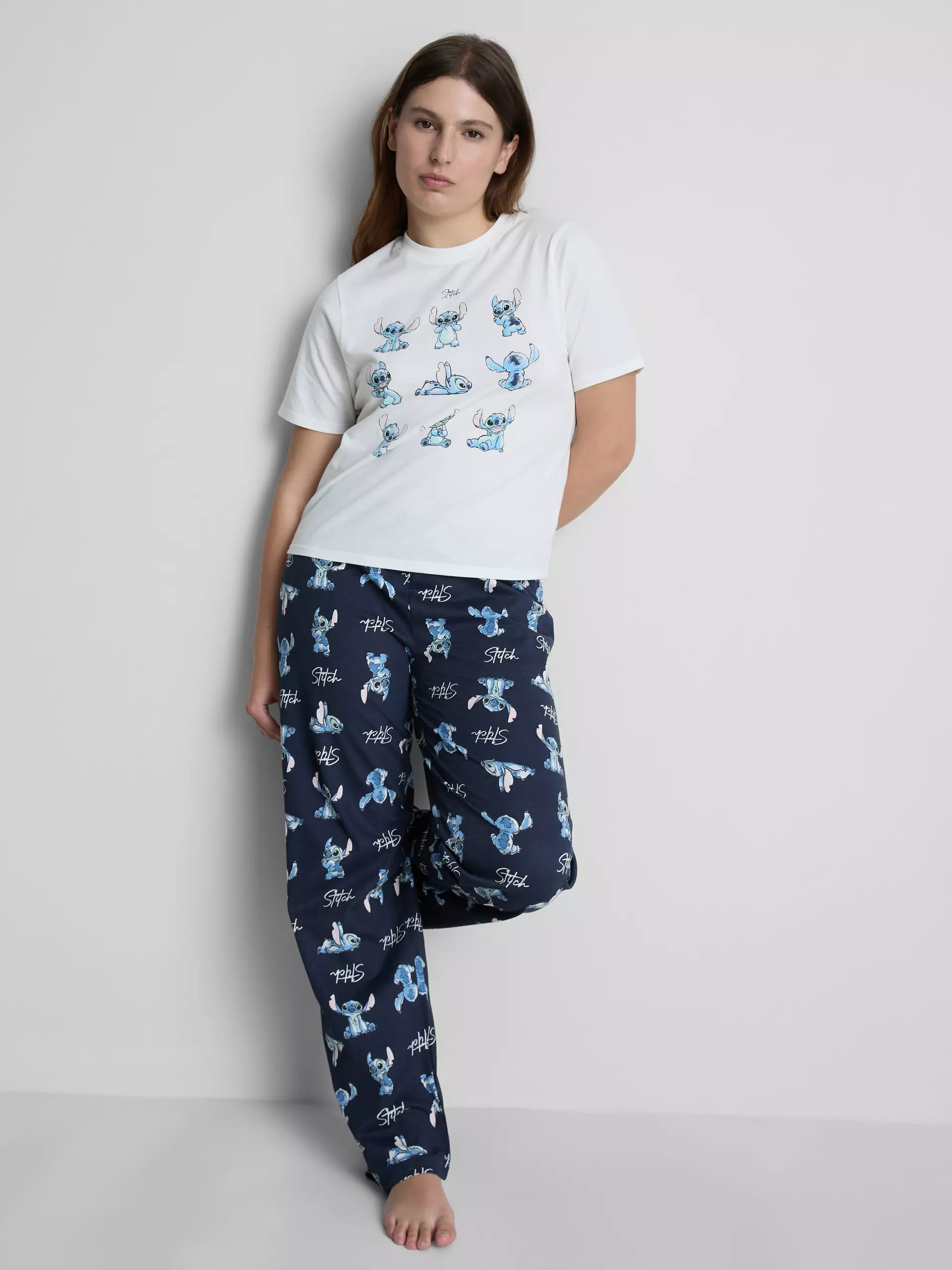 Disney's Stitch T-shirt Pyjama Set