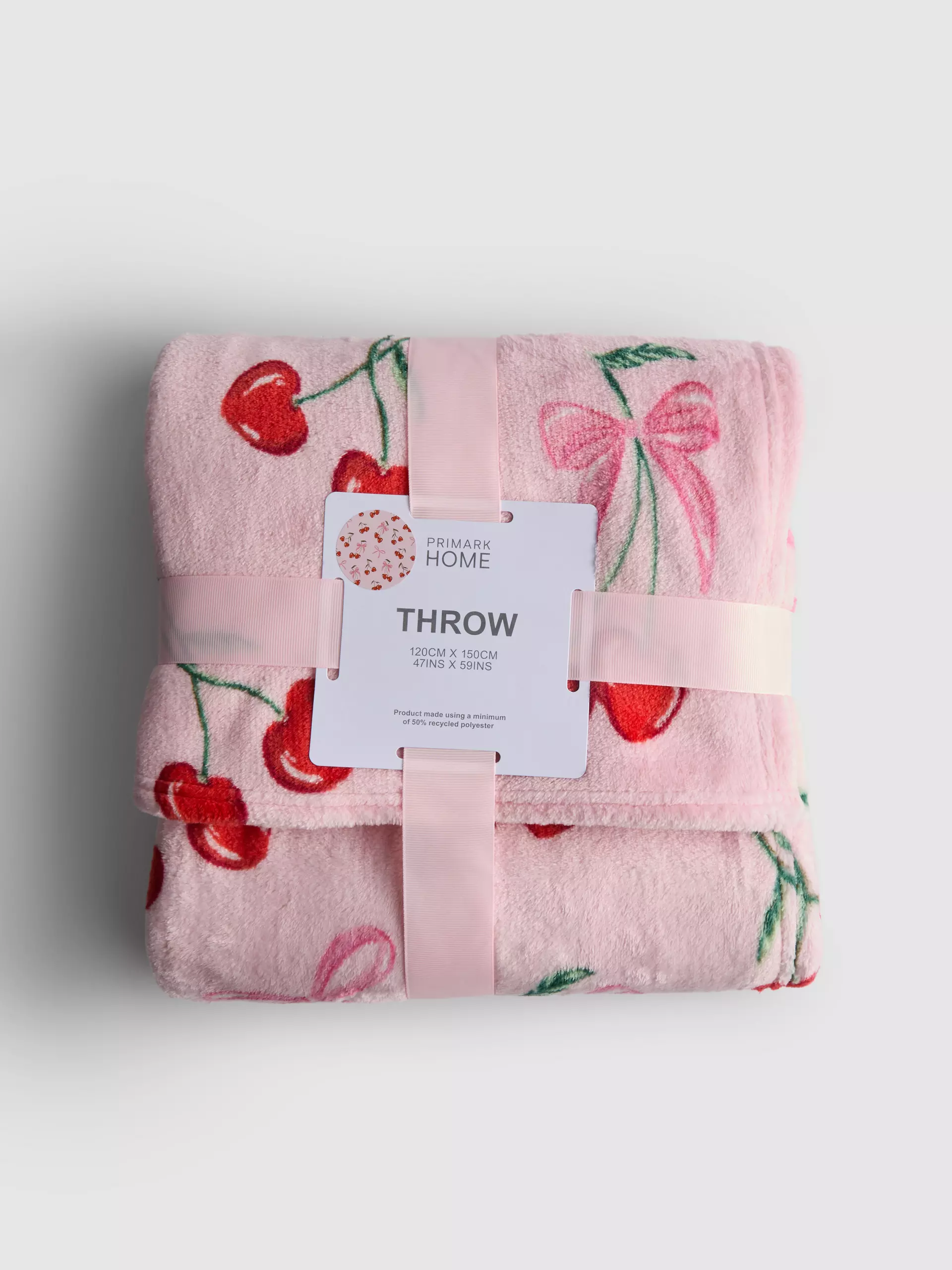 Cherry Pink Throw