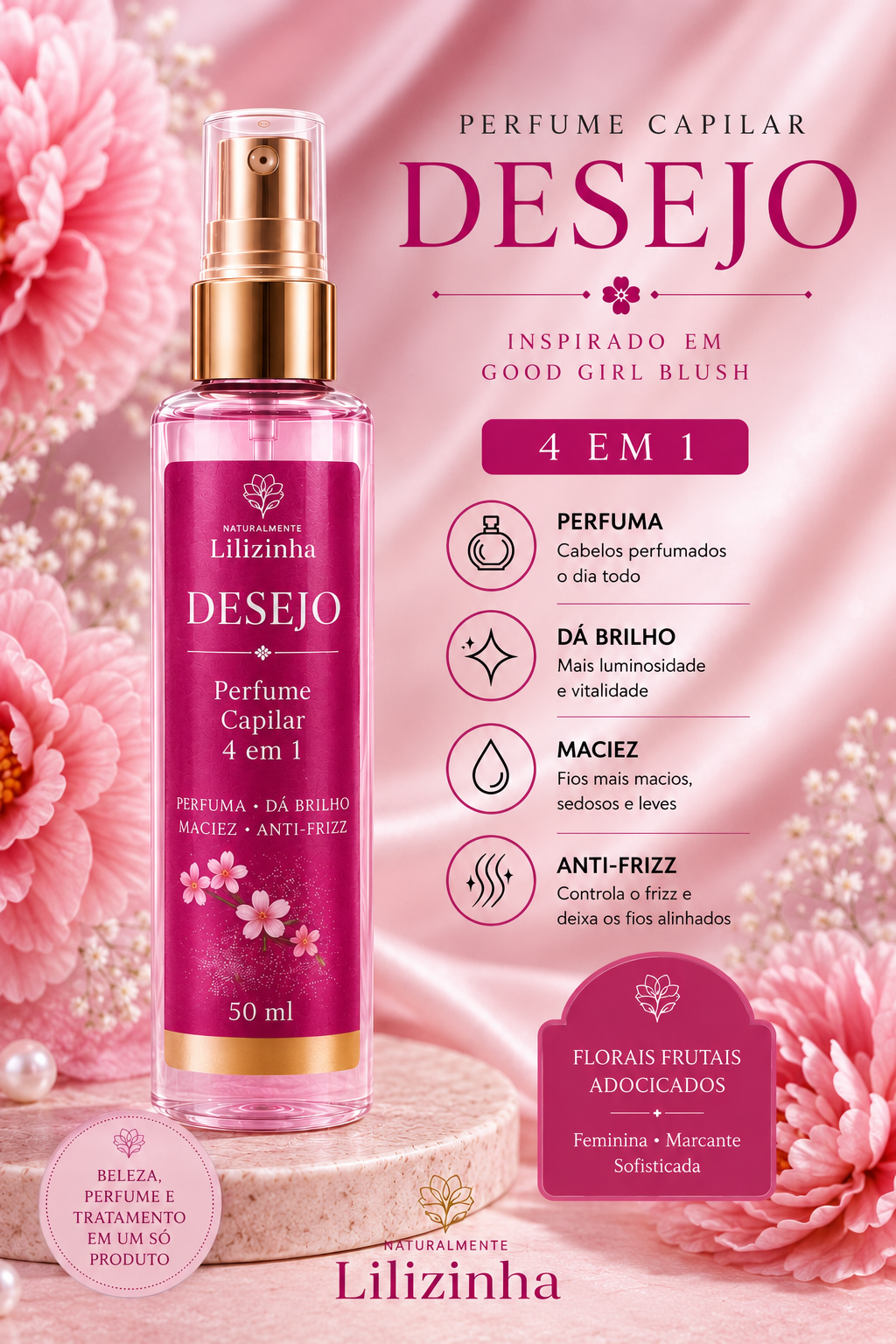 Perfume Capilar Desejo