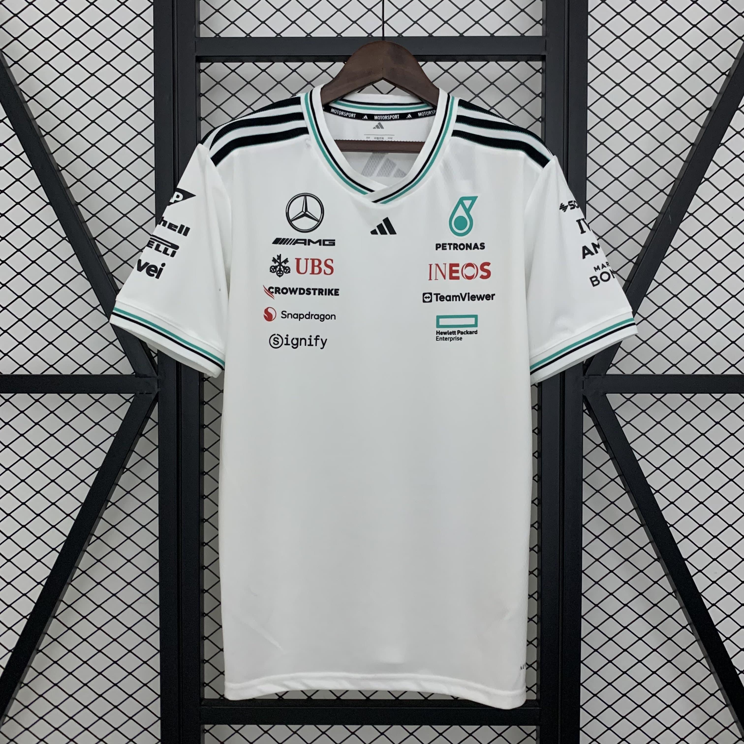 Mercedes White 2025 T-Shirt