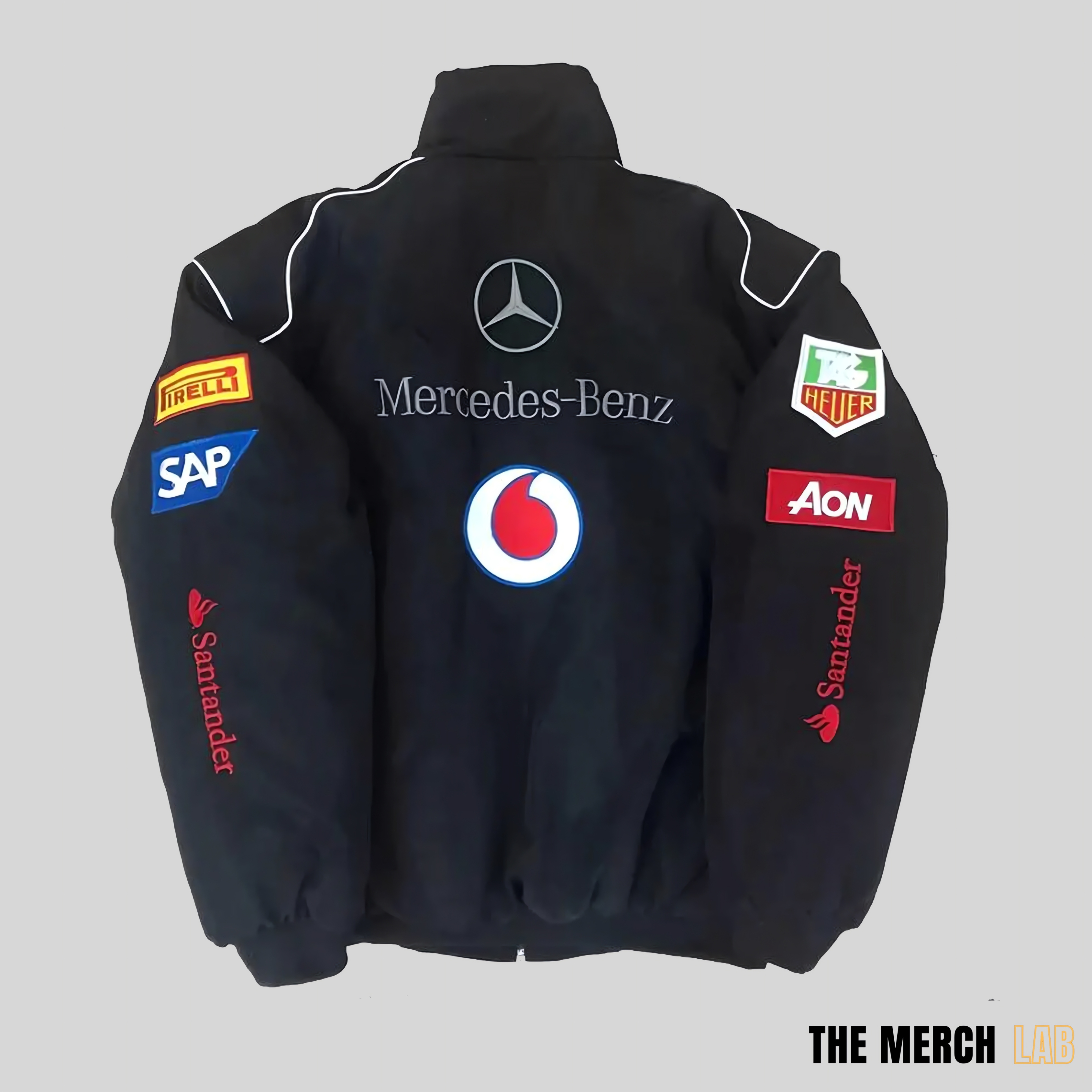 Mercedes All Black Bomber Jacket