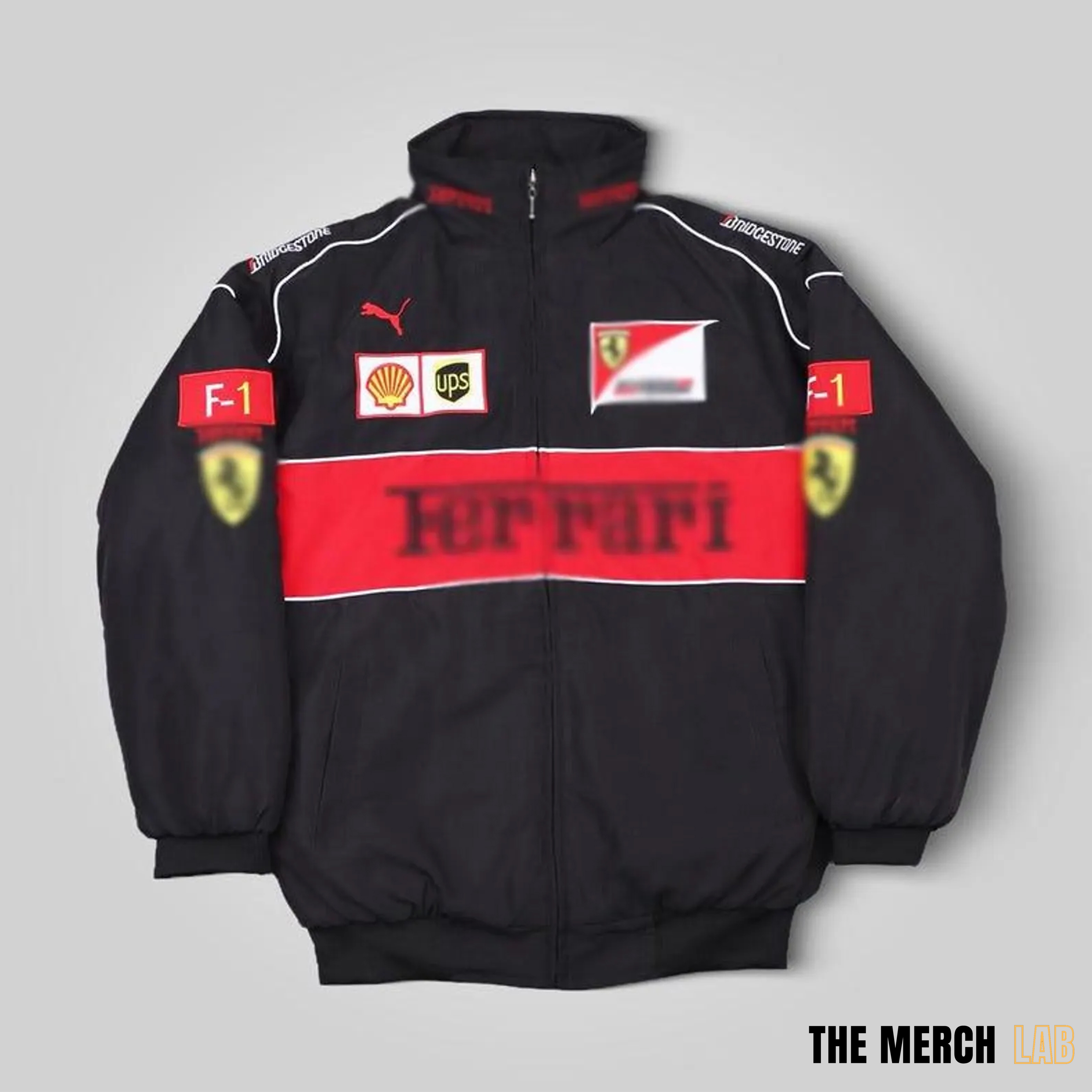 Ferrari Black Bomber Jacket