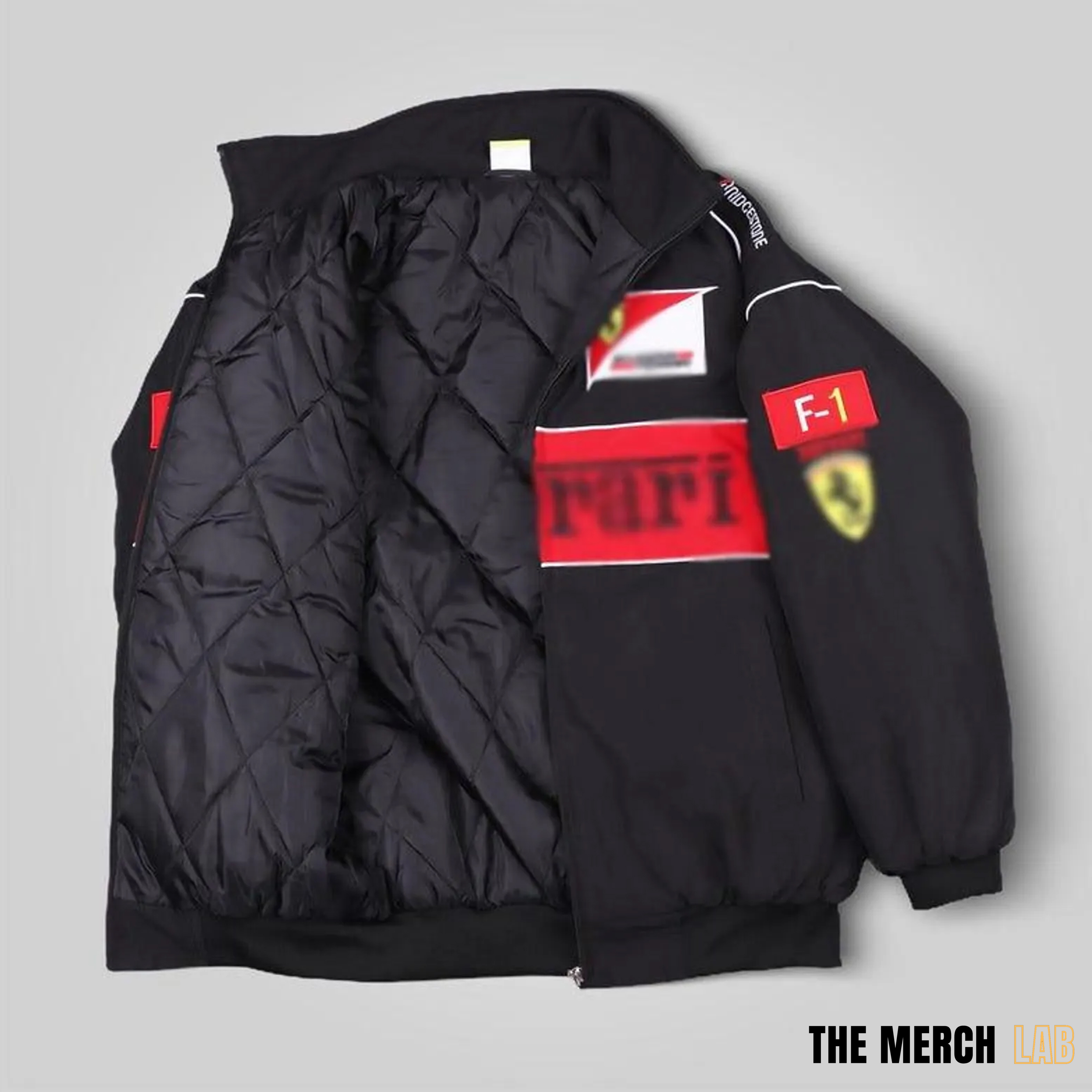 Ferrari Black Bomber Jacket
