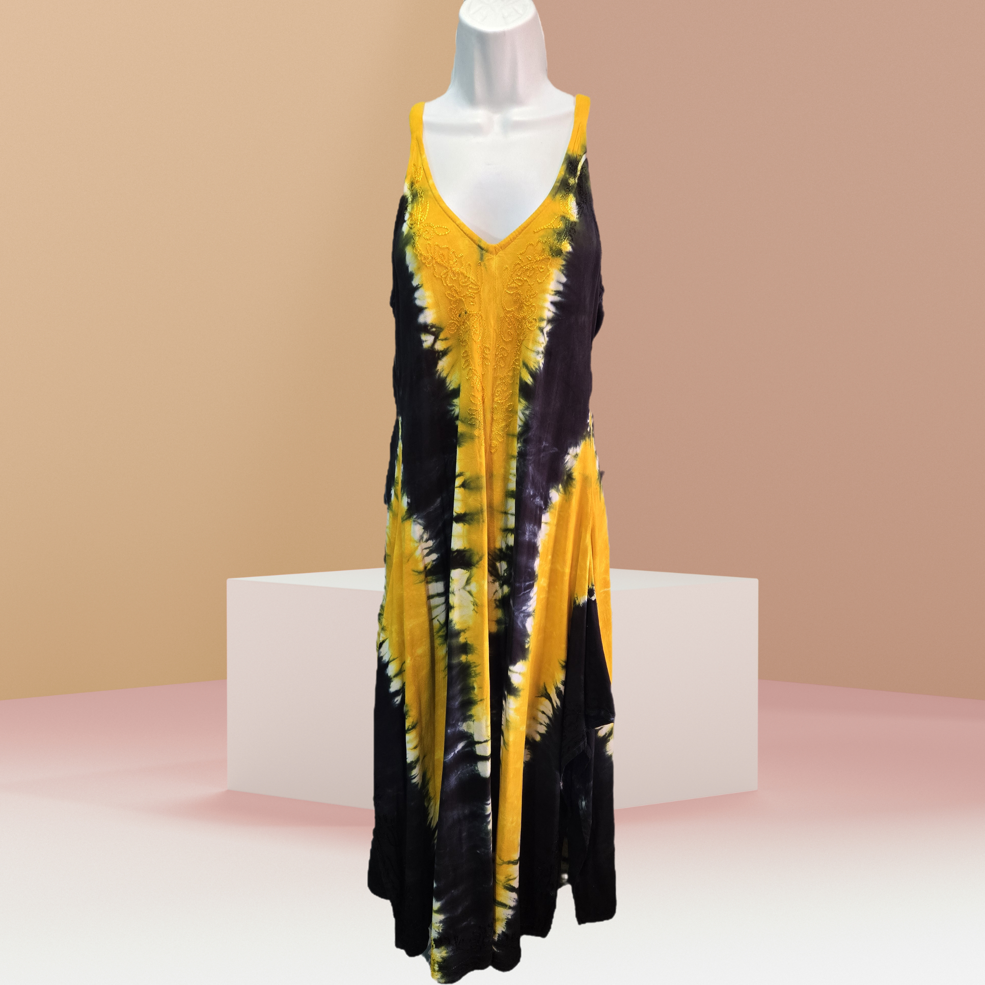 Tie Dyed Rayon Sundress