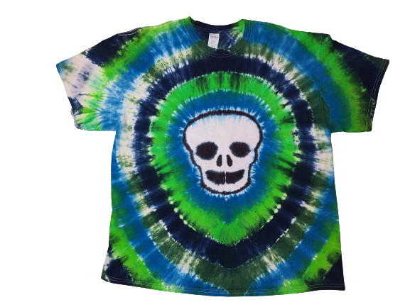 Skull Tie- Dye Shirt