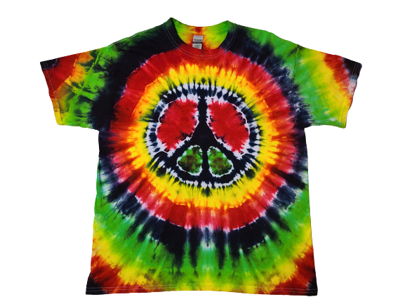 Peace Sign Tie- Dye Shirt