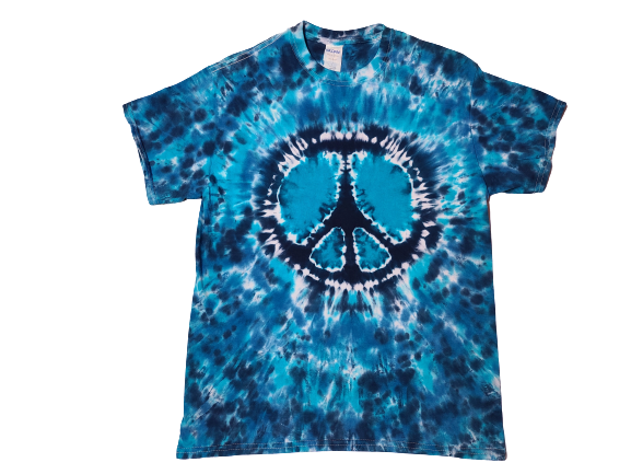Peace Sign Tie- Dye Shirt