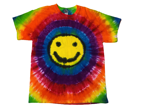 Happy Face Tie- Dye Shirt