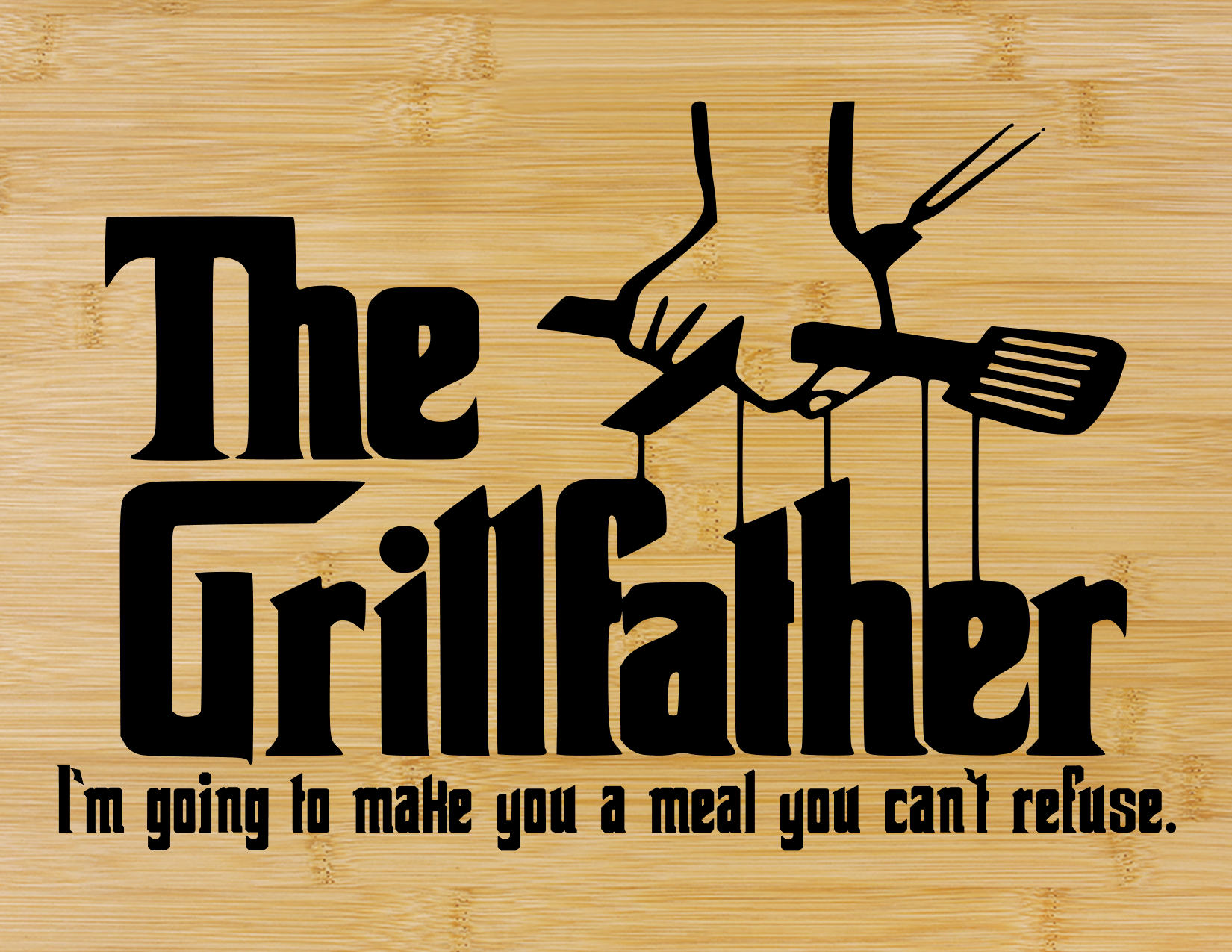 The Grillfather Engraved Cutting Board
