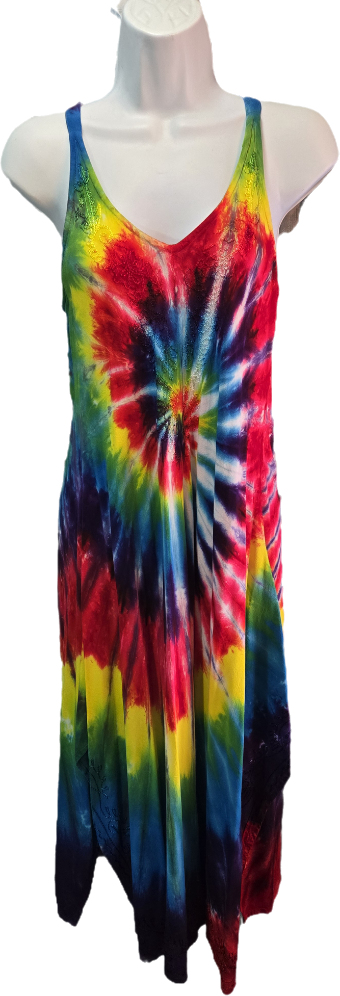Tie Dyed Rayon Sundress