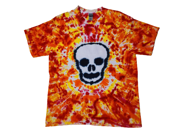Skull Tie- Dye Shirt