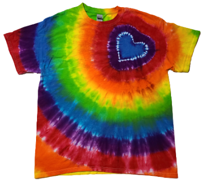 Mini Heart Tie- Dye Shirt
