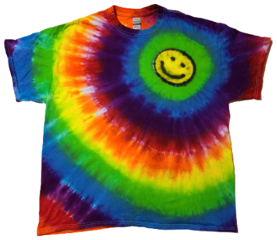 Mini Happy Face Tie- Dye Shirt
