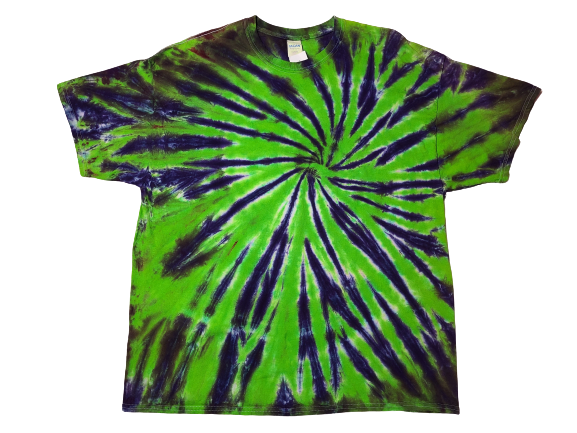 Burst Spiral Tie- Dye Adult Shirt