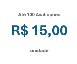 Pacote de 100 avaliações