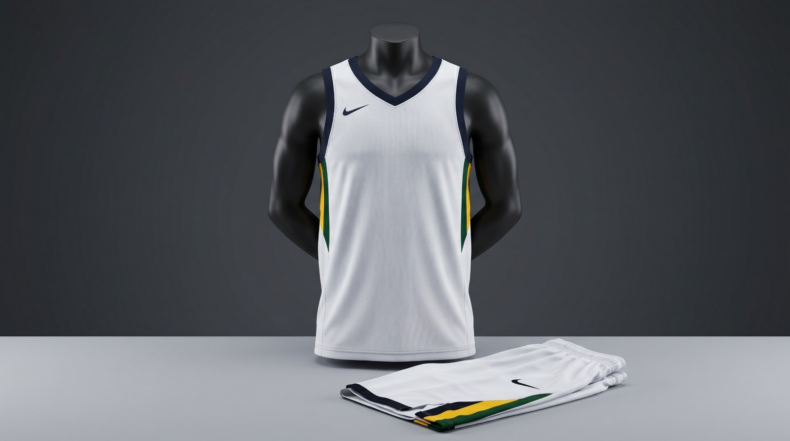 Uniforme de Básquebol Blanco