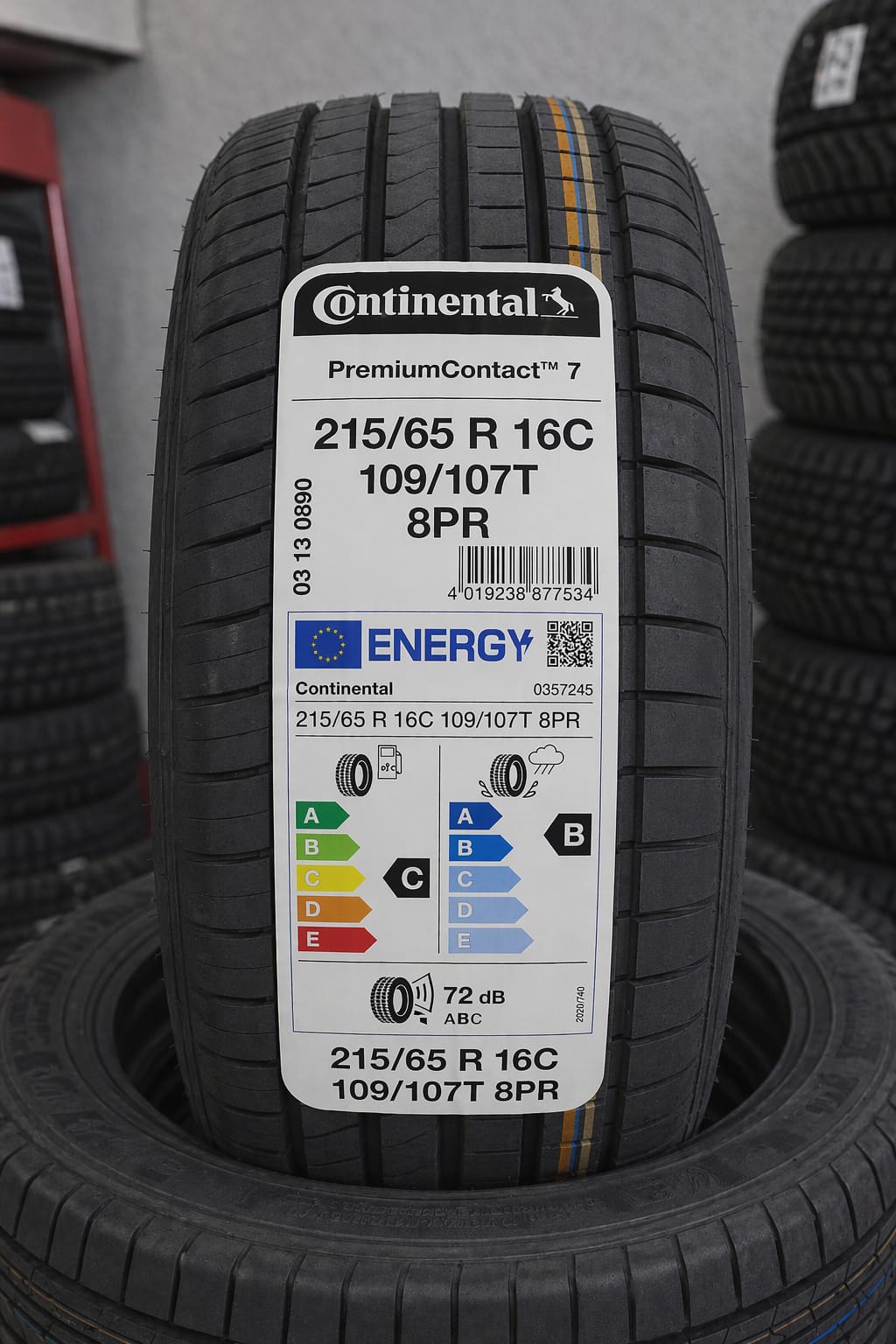 Continental 215/65R16C  PremiumContact 7 2026 Tarihli Lastikler