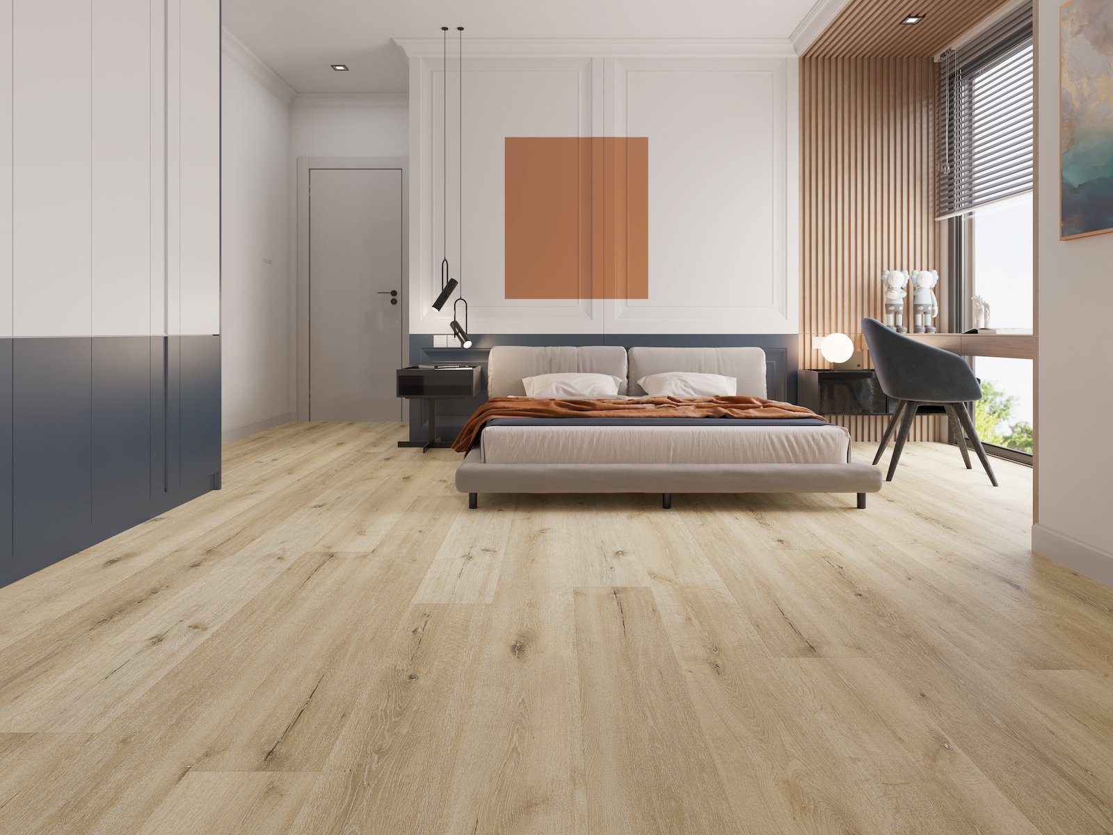 Hybrid click lock 7mm European oak