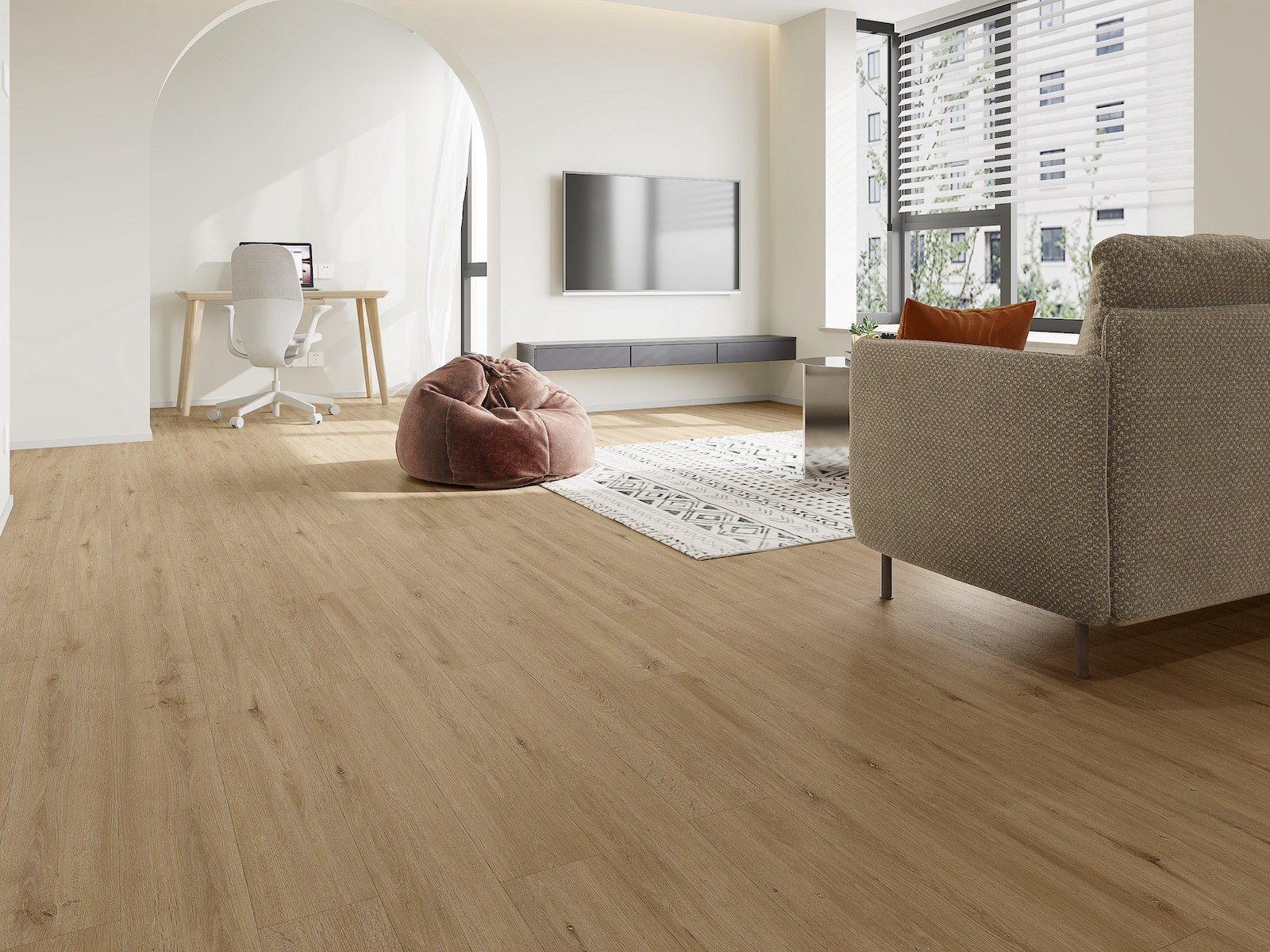 Hybrid click lock 7mm Holm oak