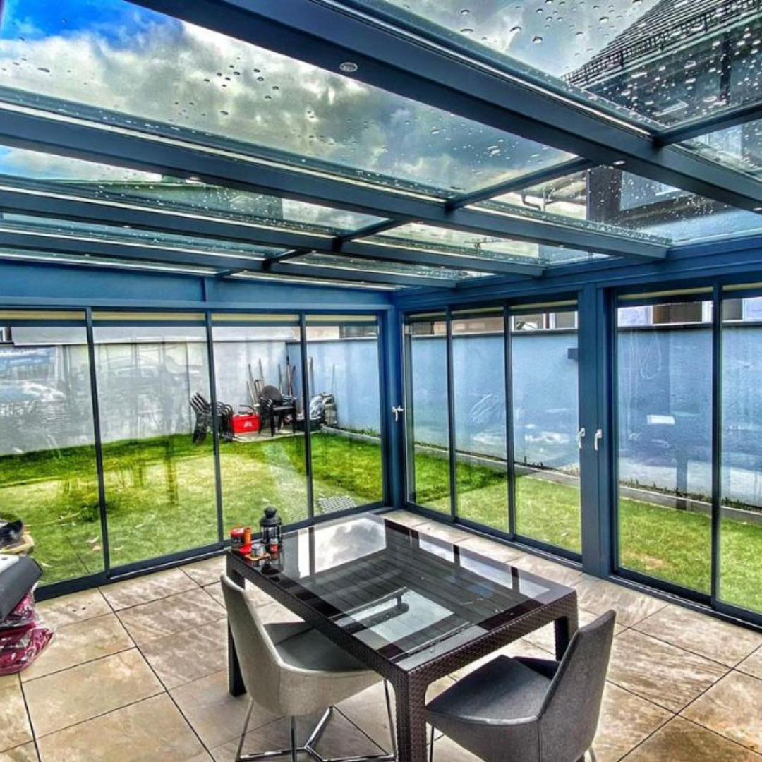 Vérandas toiture vitrée