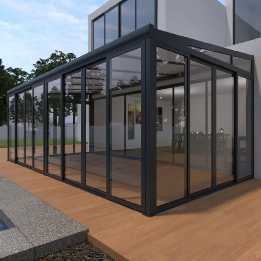 Vérandas toiture plate