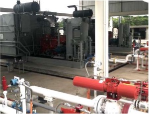 PATÍN DE COMPRESIÓN DE GAS