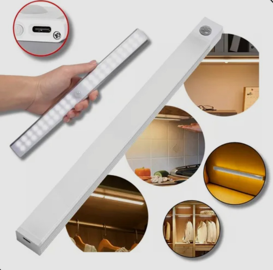 Luz Inteligente Sensor LED – Acende Sozinha no Escuro