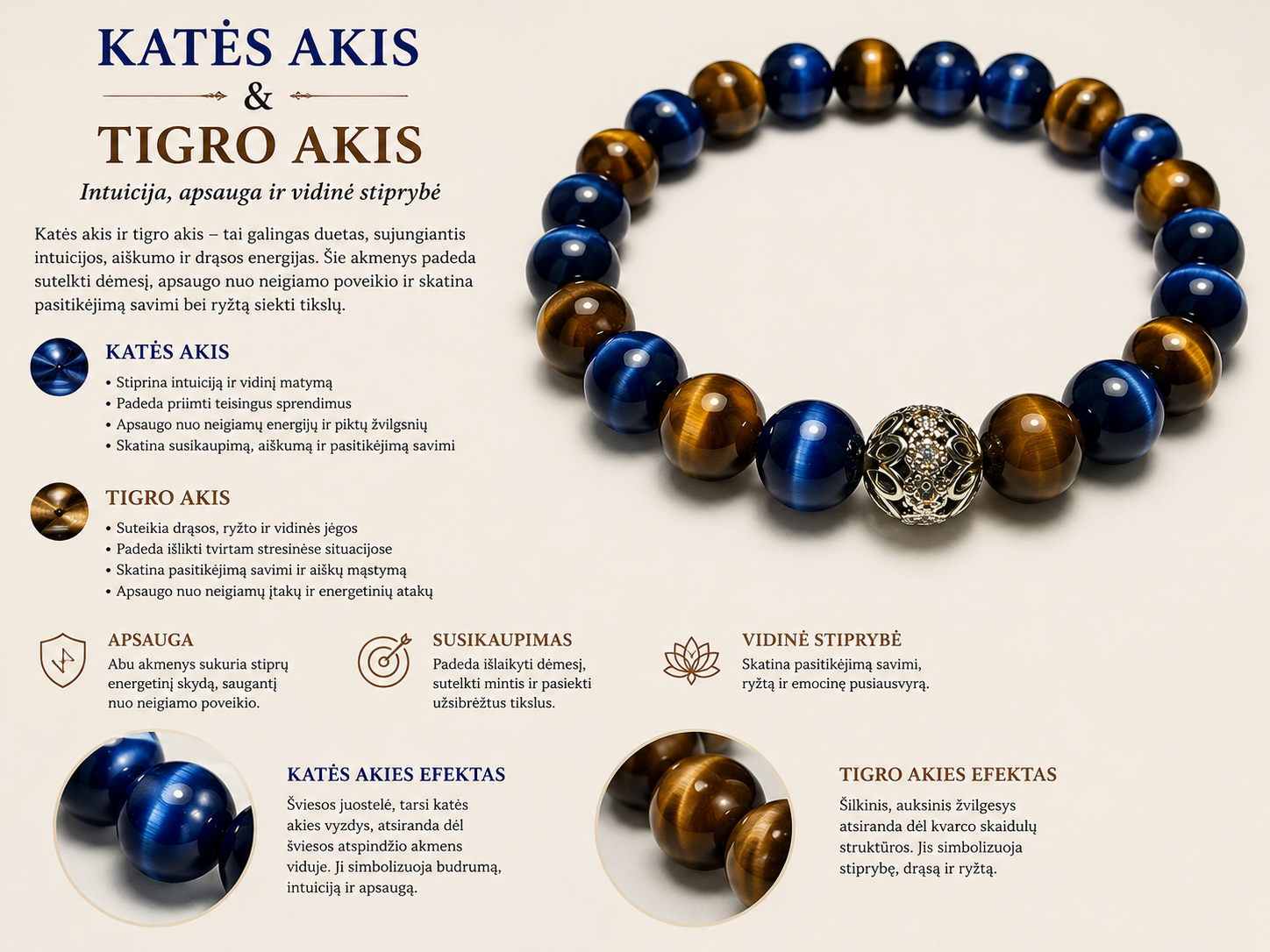 Apyrankė „Katės akis ir Tigro akis“