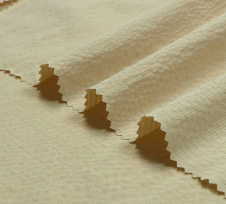 Beige Ripstop Fabric