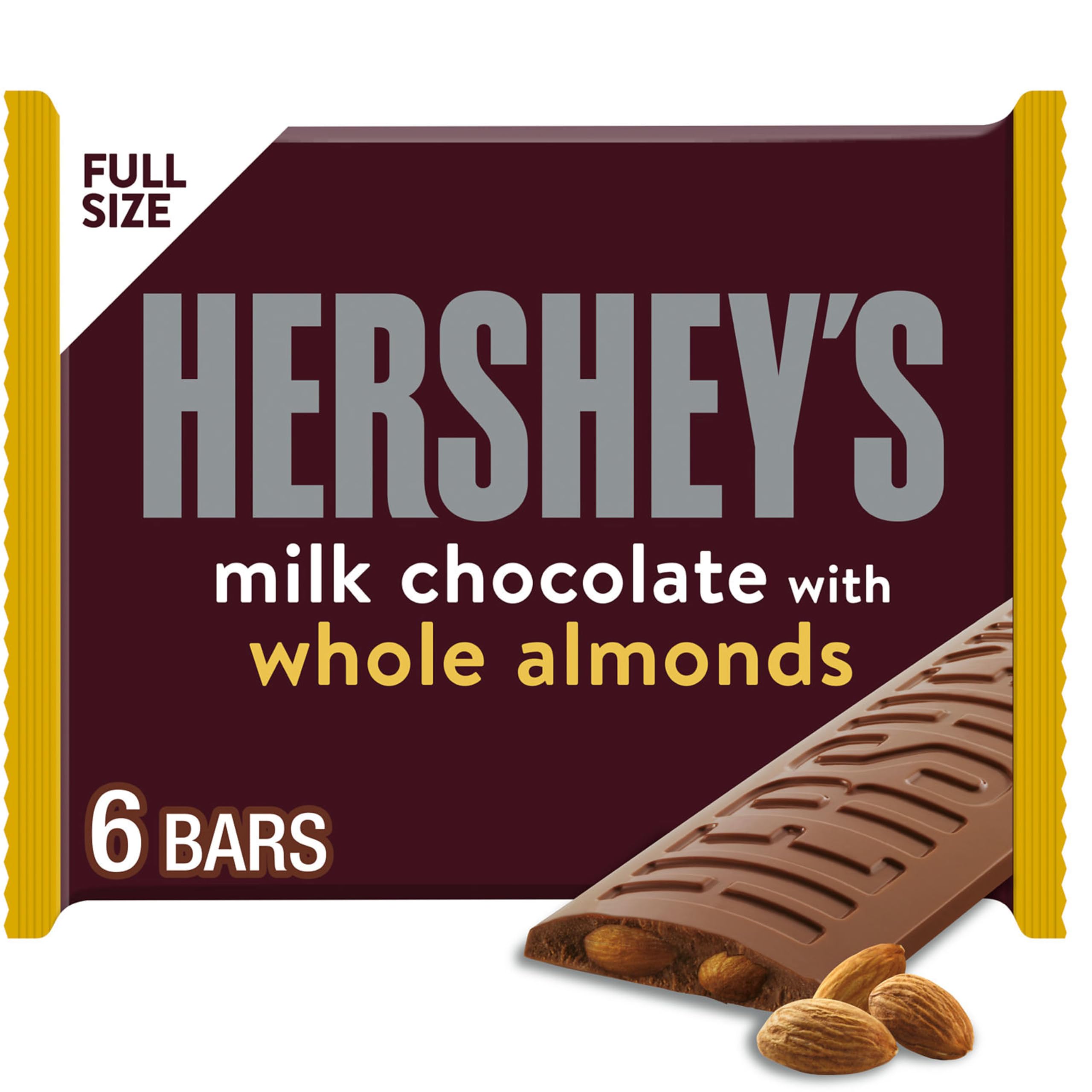Hershey's Milk Chocolate with Whole Almonds