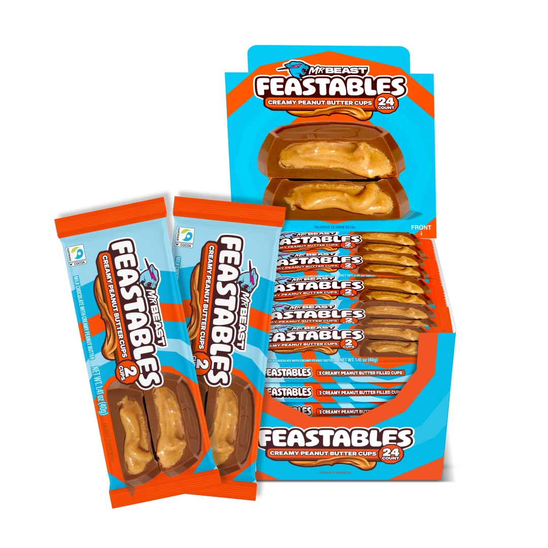 Feastables Creamy Peanut Butter Cups