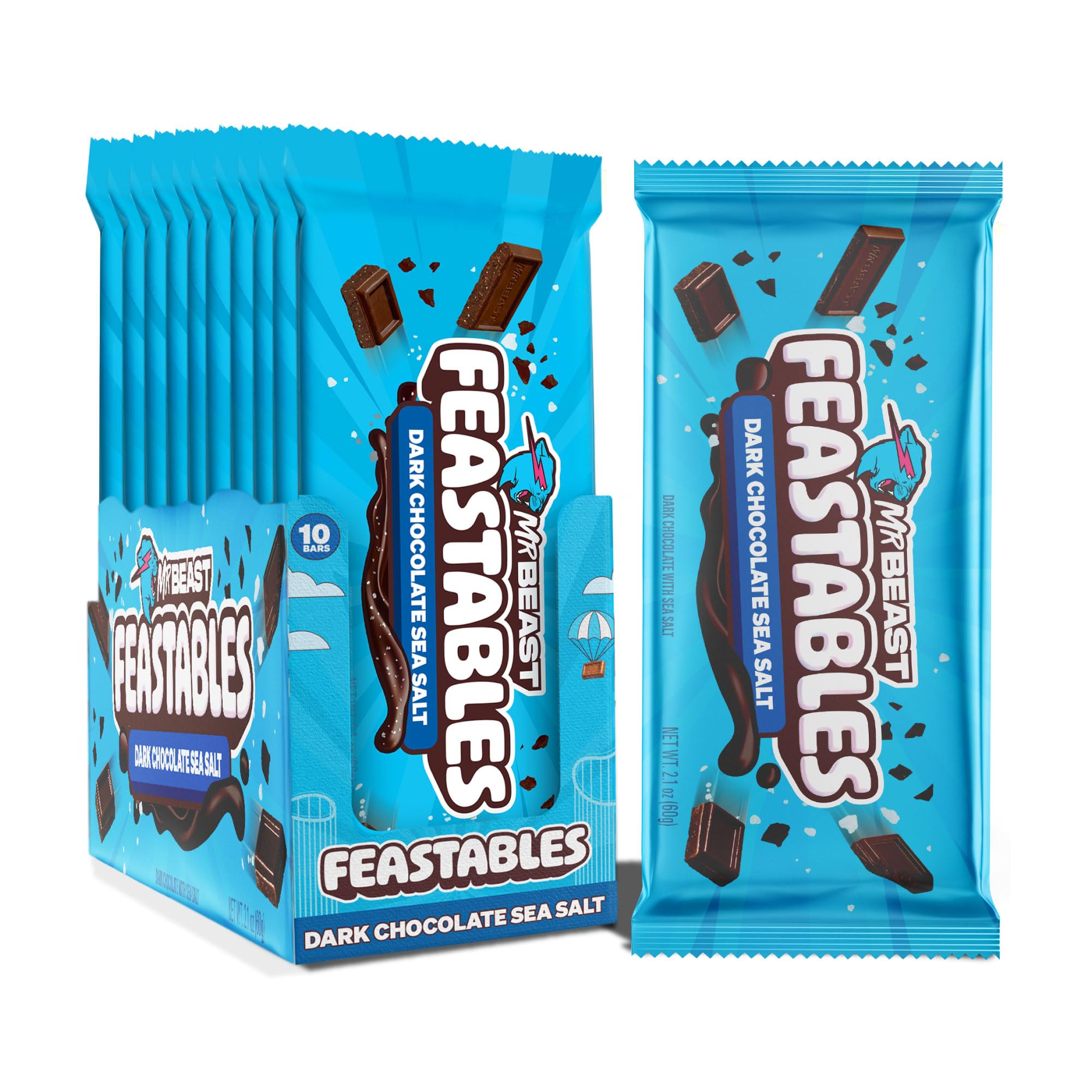 Feastables Dark Chocolate Sea Salt