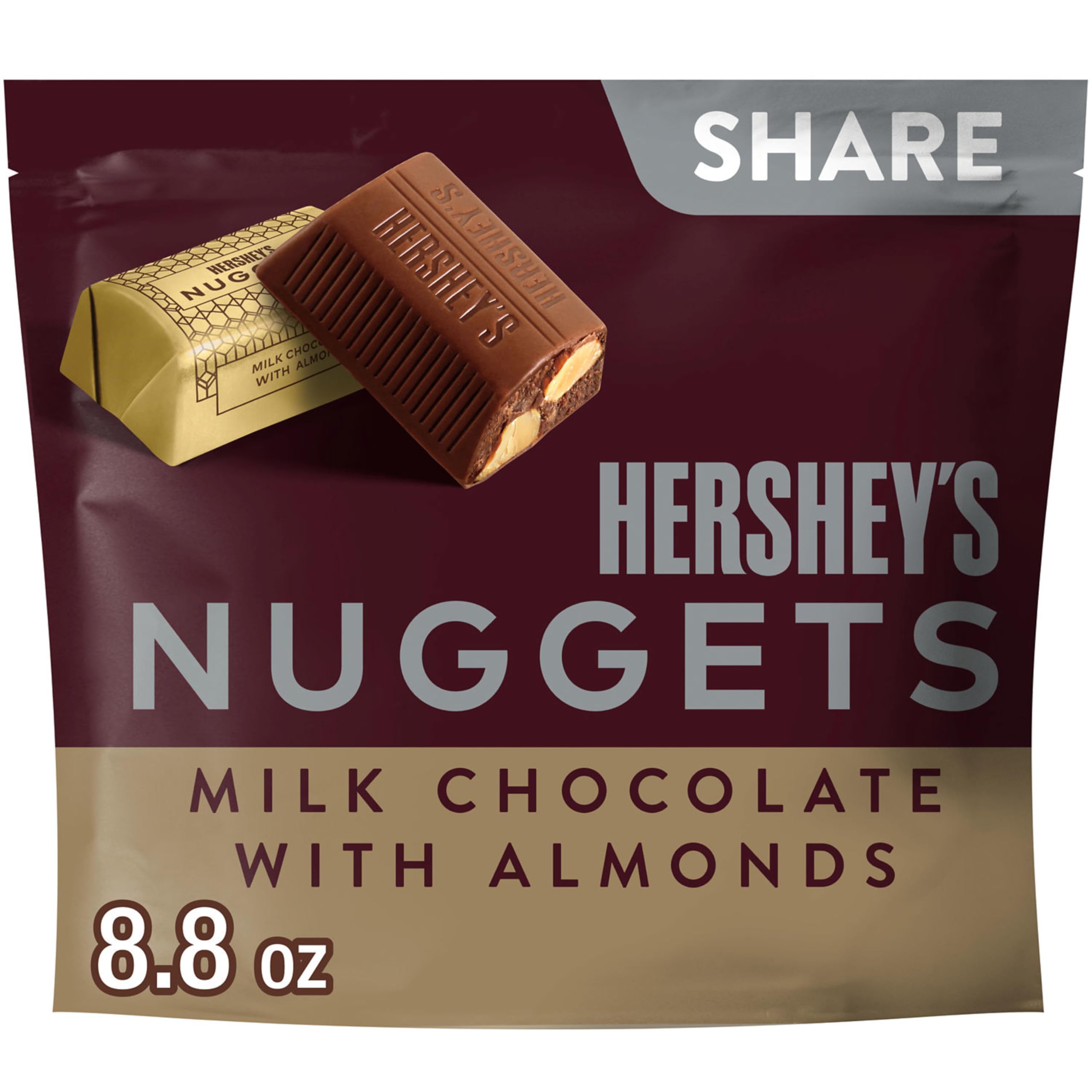 HERSHEY'S Nuggets Milk Chocolate with Almonds