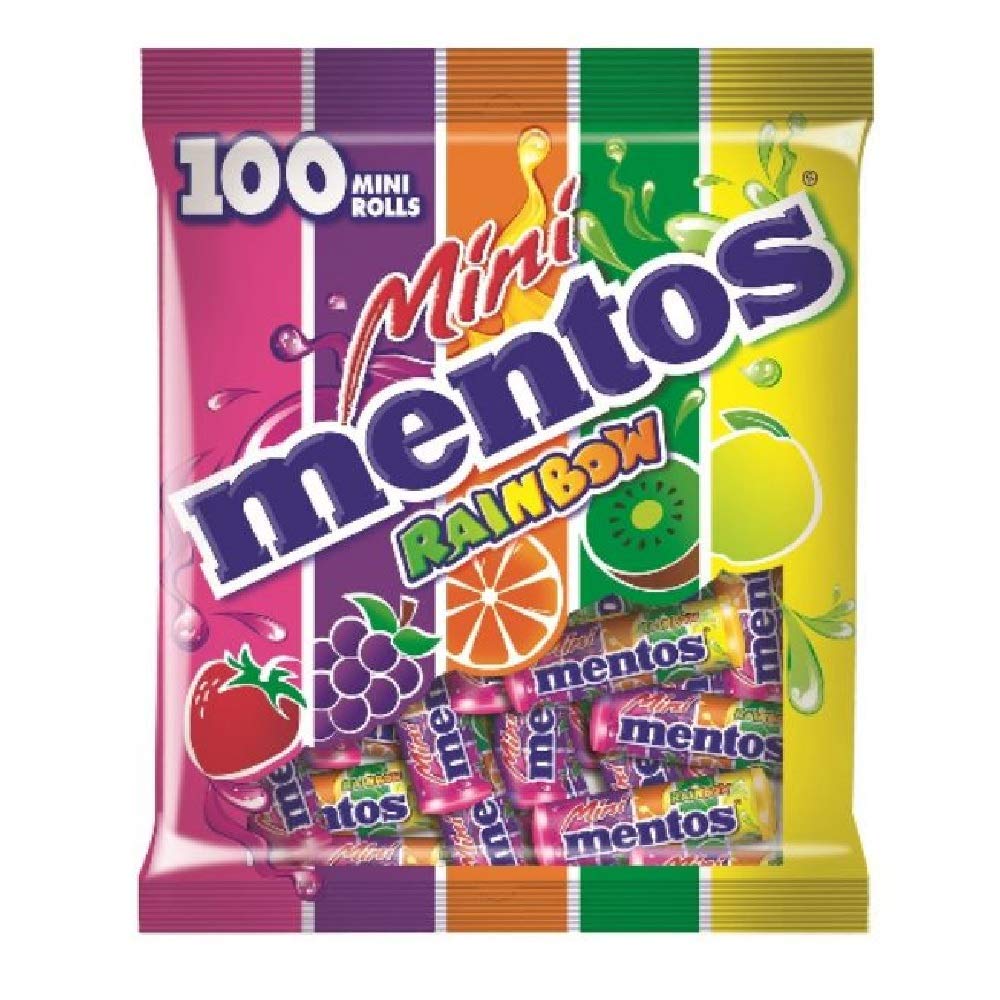 Mentos Rainbow Mini Rolls